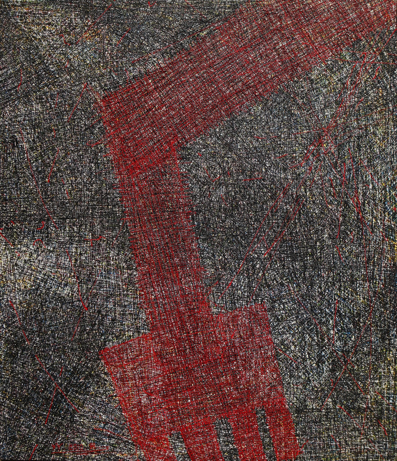 Red Excavator