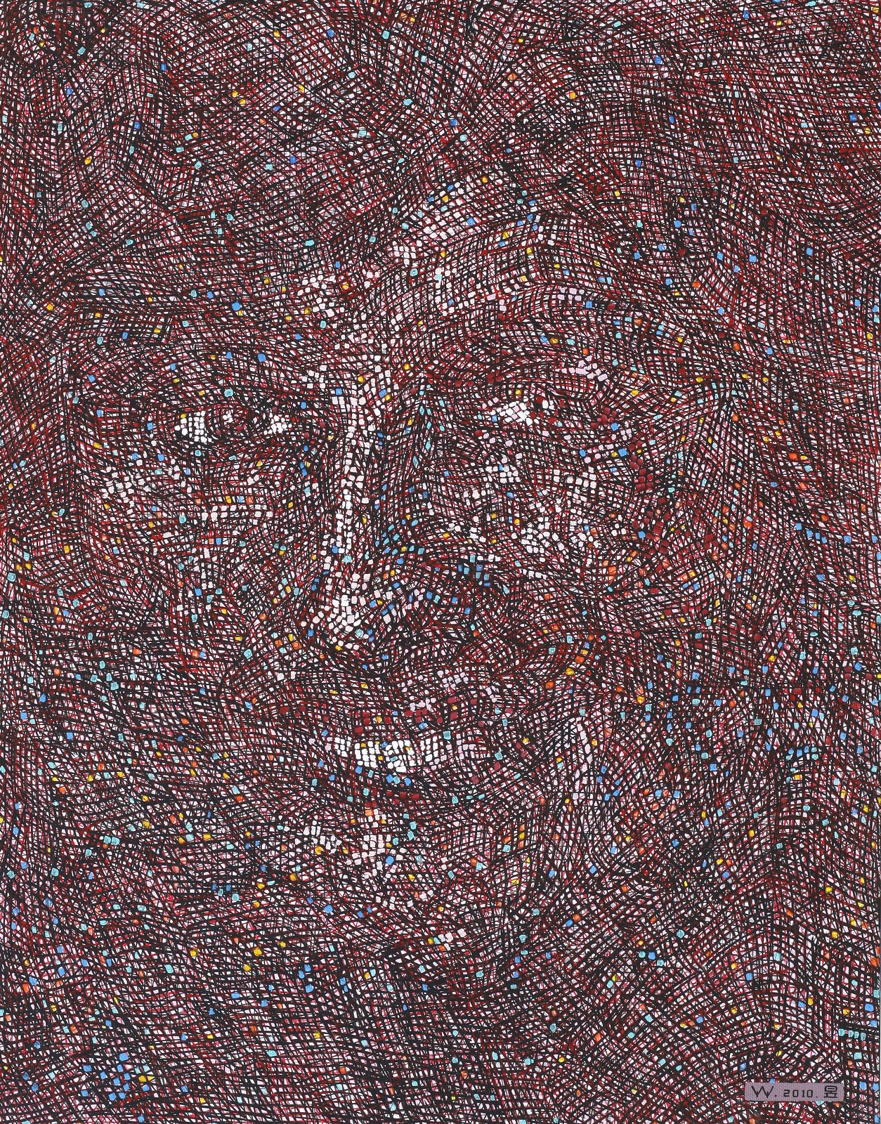 Song Yulin, Formatting — Princess, acrylic on canvas, 90 × 70 cm, 2010