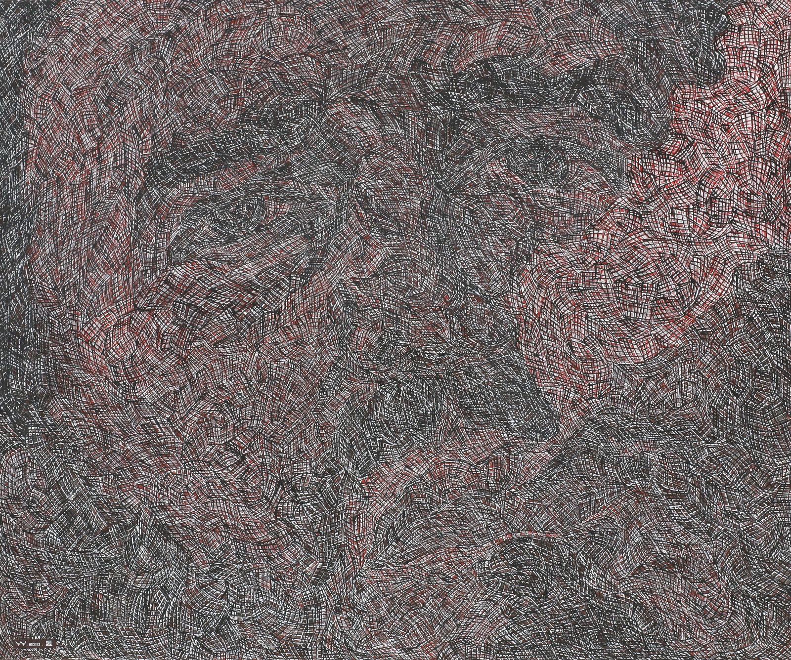 Song Yulin, Formatting — Big Chimney, acrylic on canvas, 180 × 150 cm, 2009-2010