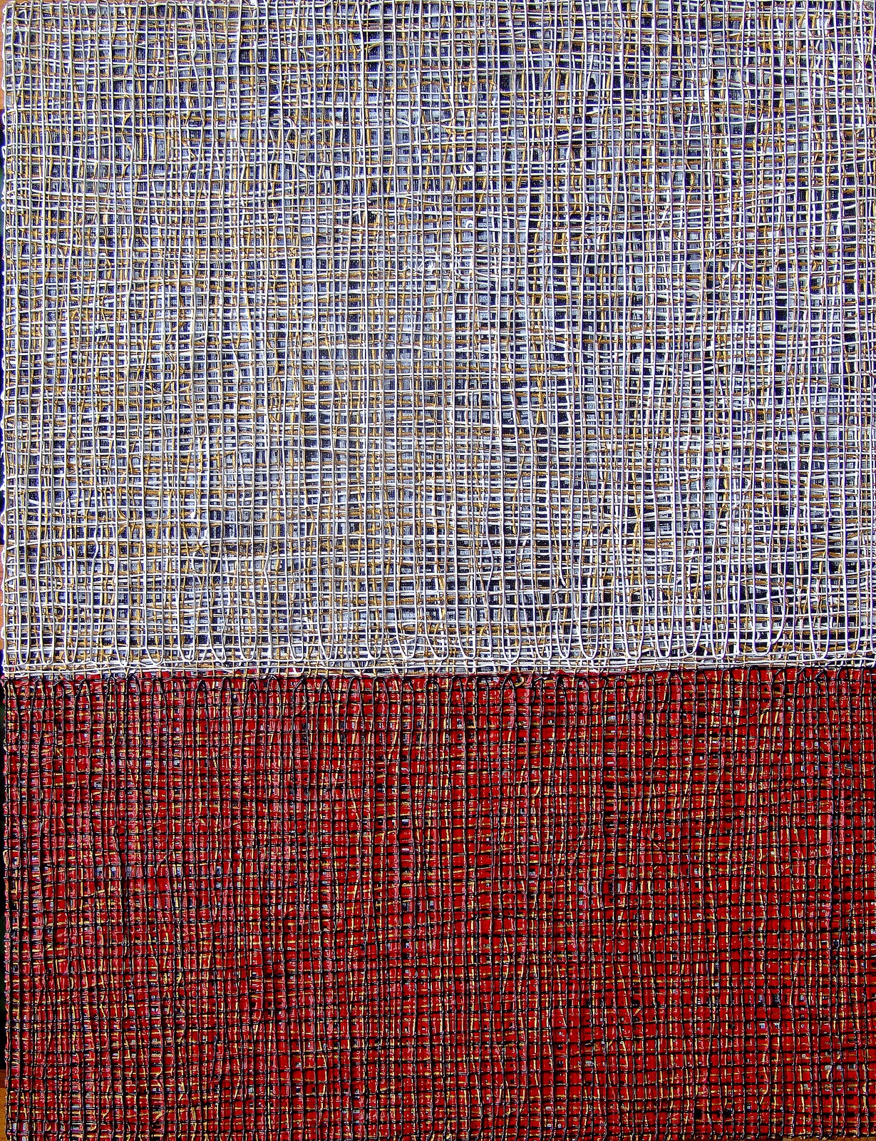 Song Yulin, Time Vortex — Angel City — Heaven, acrylic on canvas, 35 × 27 cm, 2016