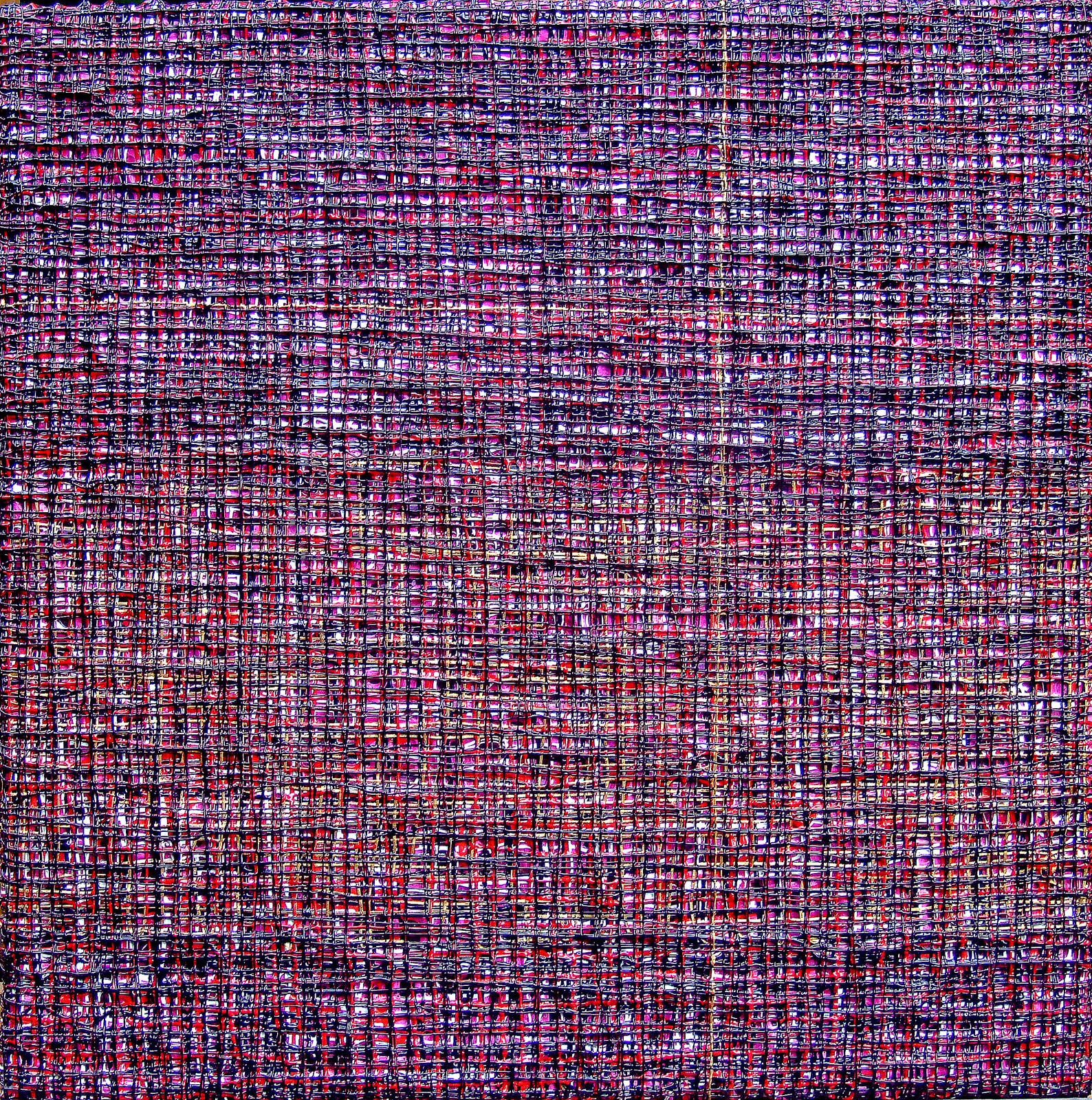 Song Yulin, Time Vortex — Einstein's Cross Right Ascension, acrylic on canvas, 30 × 30 cm, 2016