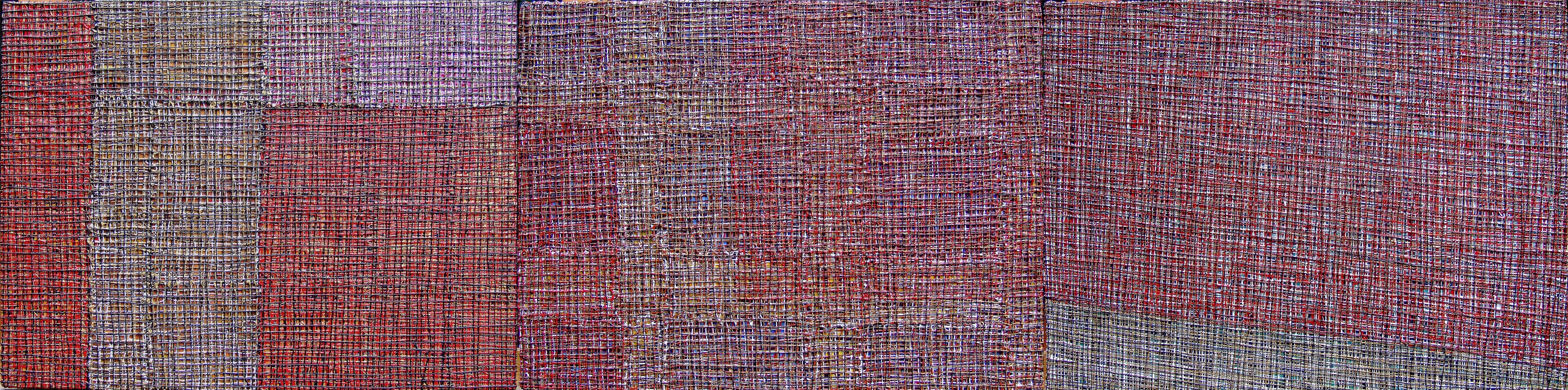 Song Yulin, Time Vortex — Gravity (triptych), acrylic on canvas, 30 × 40 cm × 3, 2016